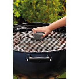 Scotch-Brite™ Grillschwamm, für Grillroste und Öfen, mit ergonomischen Griffrillen, schwarz, 1 Stück
