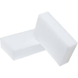Scotch-Brite™ Schmutzradierer Magic Pad, gegen Buntstiftstriche/Fingerabdrücke/Kalkablagerungen/Rostflecken, chemikalienfrei, Schaumstoff, weiß, 6 Stück