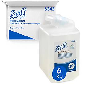 Scott® Handseife Control 6342, unparfümiert, 2.500 Portionen/Liter, 6 Flaschen á 1 Liter, farblos