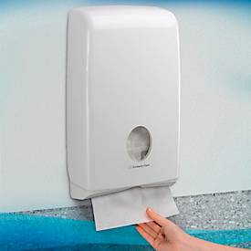 Scott® Handtücher Slimfold 5856, 1-lagig, 16 Pakete a 110 Falthandtücher, weiß