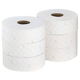 Scott® Jumbo Toilettenpapierrolle Essential 8501, 2-lagig, 6 Rollen á 1053 Blatt, weiß