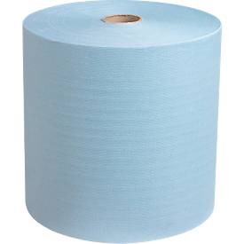 Scott® Rollenpapiertücher 6668, reißfest, 1-lagig, 6 Rollen á 304 m, blau