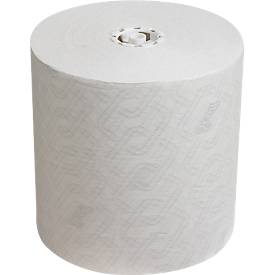 Scott® Rollenpapiertücher Essential 6691, 1-lagig, 6 Rollen á 350 m, insgesamt 2100 m, weiß