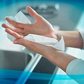 Scott® Slimroll Rollenpapiertücher Essential 6695, 1-lagig, 6 Rollen á 190 m, weiß