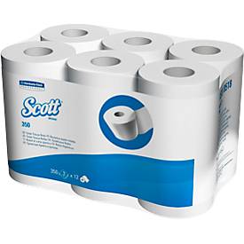 Scott® Toilettenpapier 8518, 3-lagig, 36 Rollen a 350 Blättern, recycelt, weiß