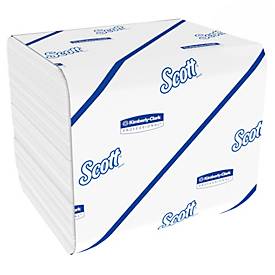 Scott® Toilettenpapier Control 8509, 2-lagig, Einzelblätter, 36 Päckchen á 220 Blatt, weiß