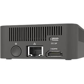 Screenshare System Legamaster Airserver Connect 3, 3840 x 2160 px, bis zu 12 Streams gleichzeitig, HDMI/USB/LAN/Wi-Fi, B 78 x T 78 x H 34 mm, schwarz