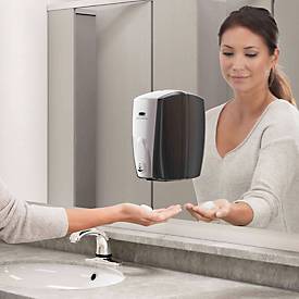 Seifen- & Desinfektionsmittelspender Rubbermaid AUTOFOAM, sensorgesteuert, 1100 ml, L 133 x B 131 x H 276 mm, Kunststoff, schwarz