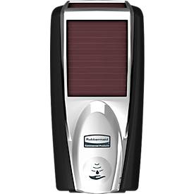 Seifen- und Desinfektionsspender Rubbermaid LumeCel, AutoFoam, 1100 ml, lichtbetrieben, automatisch & berührungsfrei, für Wand/Ständer, chrom/schwarz