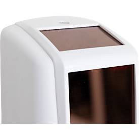 Seifen- und Desinfektionsspender Rubbermaid LumeCel, AutoFoam, 1100 ml, lichtbetrieben, automatisch & berührungsfrei, für Wand/Ständer, weiß