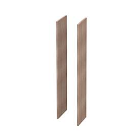 Seitenblenden X-TIME-WORK, 2 Stück, hoch B 38/30 mm, Ulme