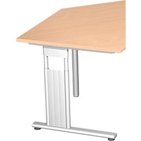 Seitenverblendung für Schreibtisch PALENQUE, Set komplett für 1 Fußpaar