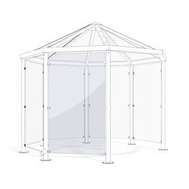 Seitenwand für Achteck-Raucherpavillon Paris