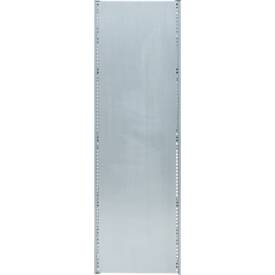 Seitenwand für Grundregal/Anbauregal ORDO Industry, multifunktional, magnethaftend, B 800 x T 0,88 x H 2000 mm, Stahl-Vollblech, verzinkt