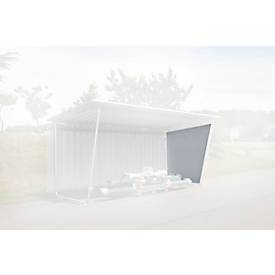 Seitenwand, Polyester, f. Überdachungssystem Siegen, einseitiges Modell