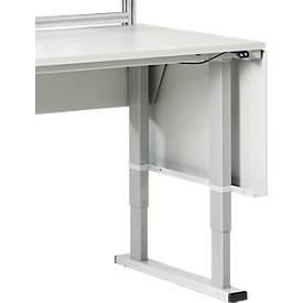 Seitliche Schutzbleche für Treston QuatreX 750 mm, ESD-leitfähig, B 62 x T 748 x H 504 mm, lichtgrau RAL 7035, 2 Stück