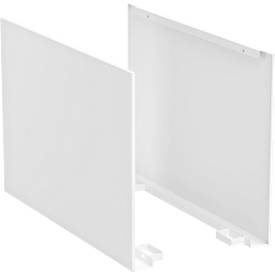 Seitliche Schutzbleche für Treston QuatreX 900 mm, ESD-leitfähig, B 62 x T 898 x H 504 mm, lichtgrau RAL 7035, 2 Stück