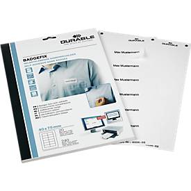 Selbstklebende Namensschilder, 40x75 mm, 240 Stück