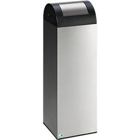 Selbstlöschende Wertstoff-Abfallsammler 85R, Edelstahl