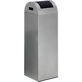 Selbstlöschende Wertstoff-Abfallsammler 85R, silber/anthrazit