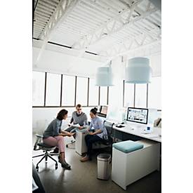 Sensor Abfalleimer Durable No Touch, 12 l, für Innen, automatisches & manuelles Öffnen/Schließen, abnehmbarer Deckel, Inneneimer, Edelstahl, silber