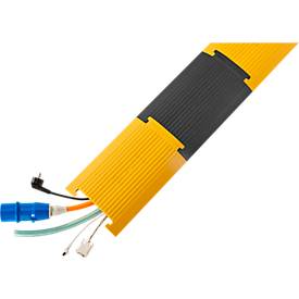Serpa Kabelbrücke SafetyCover, modulares System, höchste Stabilität, 3er-Set,gelb/schwarz/gelb