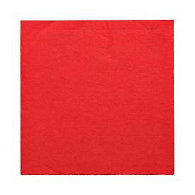 Servietten Papstar "Daily Collection", mit ¼-Falz, 320 x 320 mm, 20 Stück, rot
