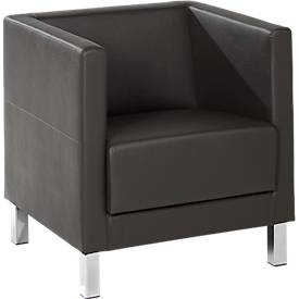 Sessel Wienea, Kunstleder anthrazit