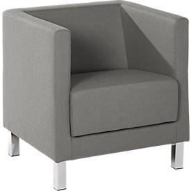 Sessel Wienea, Stoff grau