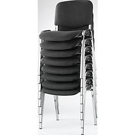 Set de 8 chaises empilables ISO BASIC