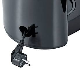 SEVERIN Filterkaffeemaschine 4815, 10 Tassen (1,25 l), 1.000 W, Schwenkfilter mit Tropf‑Stopp, spülmaschinengeeigneter Filtereinsatz, Warmhalteplatte, Schwarz