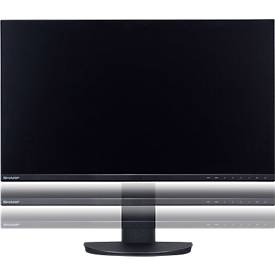 Sharp Desktop-Display MultiSync EA272Q, LCD-Monitor, 27'(69 cm), 2560 x 1440 QHD, HDMI/USB/Display Port, höhenverstell-, neig und drehbar, schwarz