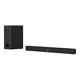 Sharp HT-SBW110 - Soundleistensystem - 2.1-Kanal - kabellos - Bluetooth - Schwarz