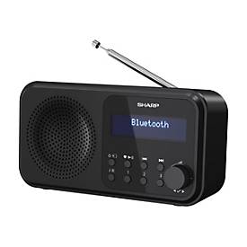 Sharp Tokyo DR-P420 - Tragbares DAB-Radio - schwarz