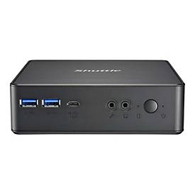 Shuttle XPC nano NC4010BA - Barebone - Mini-PC - 1 x Celeron 7305 / 1.1 GHz - RAM 4 GB - UHD Graphics 620