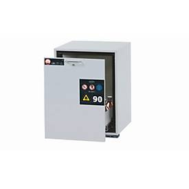 Sicherheits-Unterbauschrank Typ 90 asecos UB-S-90, Schublade, B 593 x T 600 x H 800 mm