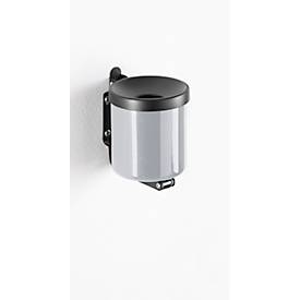 Sicherheitsaschenbecher, H 100 x ø 90 mm, silber