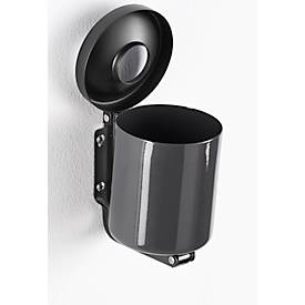 Sicherheitsaschenbecher, H 1100 x ø 90 mm, graphit