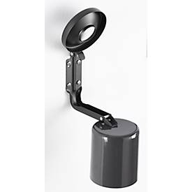 Sicherheitsaschenbecher, H 1100 x ø 90 mm, graphit