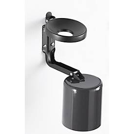 Sicherheitsaschenbecher, H 1100 x ø 90 mm, graphit