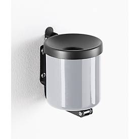Sicherheitsaschenbecher, H 1100 x ø 90 mm, silber