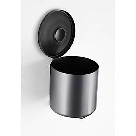 Sicherheitsaschenbecher, H 1145 x ø 150 mm, graphit