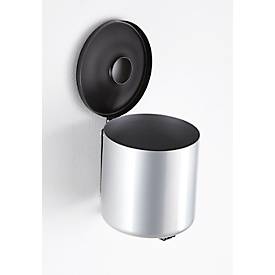 Sicherheitsaschenbecher, H 1145 x ø 150 mm, silber