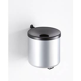 Sicherheitsaschenbecher, H 145 x ø 150 mm, silber