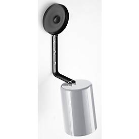 Sicherheitsaschenbecher, H 250 x ø 180 mm, silber