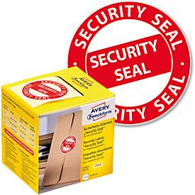 Image of Sicherheitsetiketten Avery Zweckform Security Seal, manipulationssicher, 125 Stück, rund