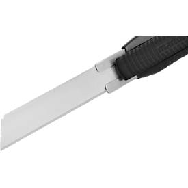 Sicherheitsmesser Martor Secubase 383, ergonomisch, Schnitttiefe einstellbar, Auto-Klingenrückzug, L 170,5 x B 25 x H 34 mm, Stahl/GFK, schwarz