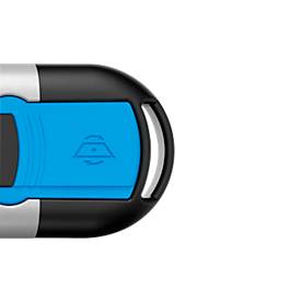 Sicherheitsmesser MARTOR SECUNORM 525, für Links- & Rechthänder, Schnitttiefe 21 mm, Auto-Klingenrückzug, L 143 x B 16 x H 36 mm, Aluminium, silber