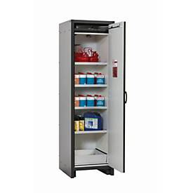 Sicherheitsschrank Typ 30 asecos Q-CLASSIC-30, Flügeltür, Anschlag rechts, Front Sicherheitsgelb, B 564 x T 620 x H 1947 mm