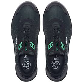 Sicherheitsschuhe Uvex 1 x-craft planet S1PL, Unisex-Halbschuh, EN ISO 20345:2022 + A1:2024, antistatisch, rutschfest, grün-schwarz, Weite 11, Größe 52